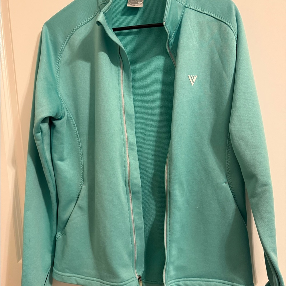 NWOT Women's Levelwear Teal Performance Athletic Jacket